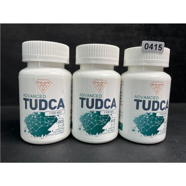 3 Bottles of Advanced Tudca (1100mg) Liver & Gut Health Supplement (60 Capsules) - New