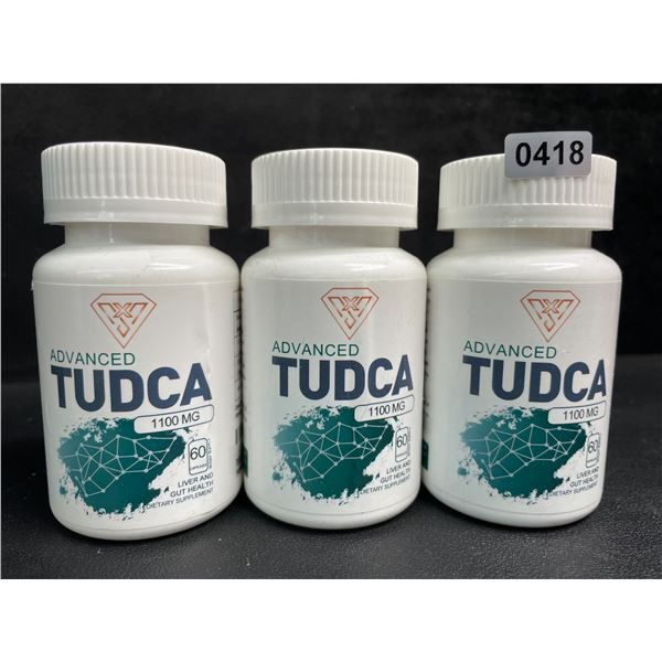 3 Bottles of Advanced Tudca (1100mg) Liver & Gut Health Supplement (60 Capsules) - New