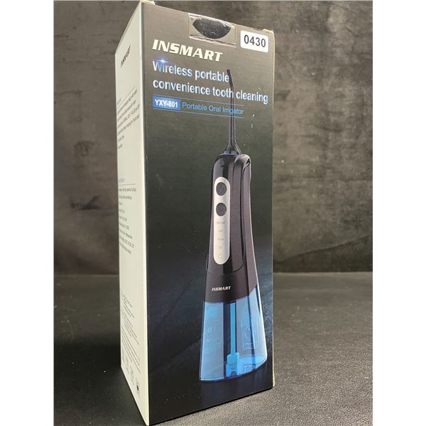 Insmart Portable Water Flosser Kit for Teeth Cleaning/Oral Irrigator - 300ml Tank, 4 Modes - New