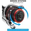 Image 10 : BA6000 Fishing Reel - Left/Right Interchangeable Handle - New in Box!