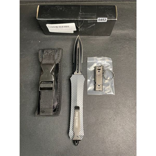 Cold Steel Tactical OTF/Pop-Out Hunting Knife - New in Box