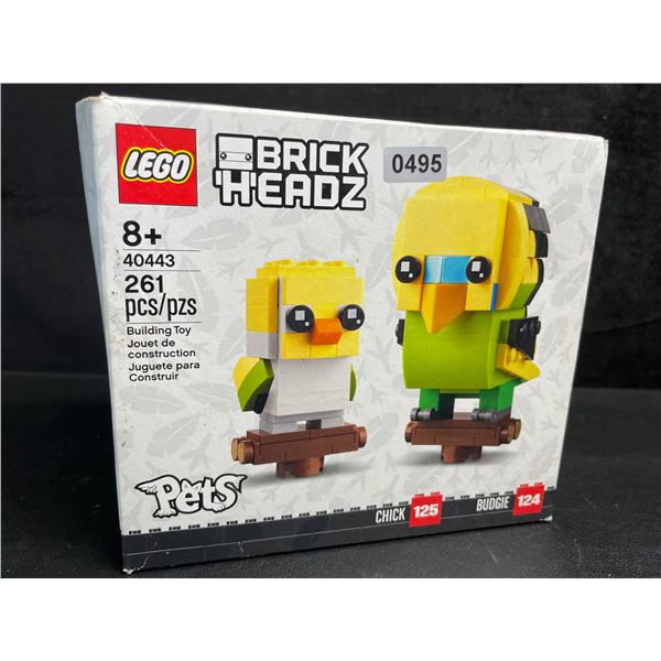 LEGO Brick Headz Pets Chick & Budgie 261PC Building Toy Set - New