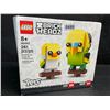 Image 1 : LEGO Brick Headz Pets Chick & Budgie 261PC Building Toy Set - New