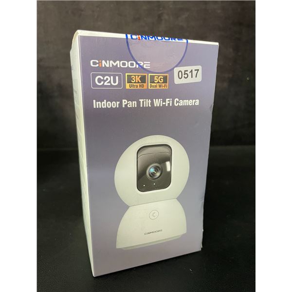 CinMoore C2U Indoor Pan/Tilt WiFi Security Camera - New Sealed