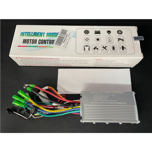 1 Brushless Motor Controller - 36V/48V 350W Speed Controller - New