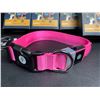 Image 2 : 4 Masbrill LED Light-Up Dog Collars - Rechargeable/Rainproof Super-Bright Design (Size S - Pink) New
