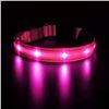 Image 5 : 4 Masbrill LED Light-Up Dog Collars - Rechargeable/Rainproof Super-Bright Design (Size S - Pink) New