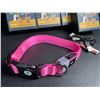 Image 2 : 4 Masbrill LED Light-Up Dog Collars - Rechargeable/Rainproof Super-Bright Design (S - Purple/Pink)