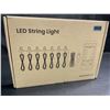 Image 5 : LED String Light/Fairy Curtain Lights (9.8FT) w/ Remote Control; 8 Lighting Modes - New