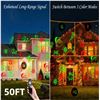 Image 3 : Outdoor Laser Christmas Projector Light w/ Remote Control - Multiple Classic Patterns/Designs - New