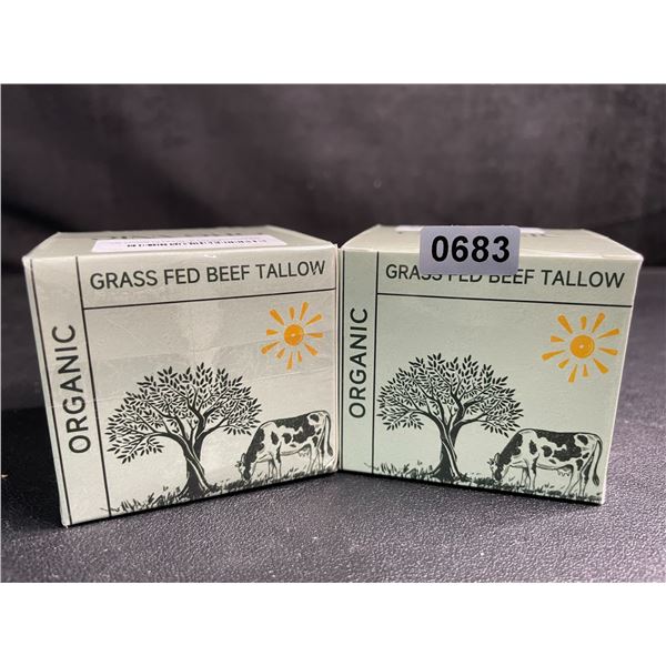 2 Boxes of Organic Grass Fed Beef Tallow Balm (50g) - New Sealed