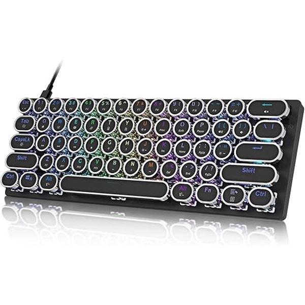 STOGA MK21-61 Keys RGB Gaming Mechanical Keyboard - Black - Open Box