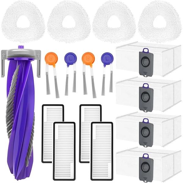 Lot of 2 17PC Accessory Kits for Narwal Freo Z10 Ultra/Freo Z10 Sweeping Robot Vacuum Cleaners - New