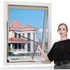 Image 1 : DIY Magnetic Mesh Window Screen Kit; Adjustable Size - Fits Windows Max 56" x 35" - New