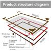 Image 7 : DIY Magnetic Mesh Window Screen Kit; Adjustable Size - Fits Windows Max 56" x 35" - New