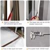 Image 8 : DIY Magnetic Mesh Window Screen Kit; Adjustable Size - Fits Windows Max 56" x 35" - New