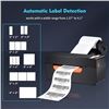 Image 7 : Shipping Label Printer/Bluetooth Thermal Label Printer - Prints 4" x 6" Labels - Open Box/Like New