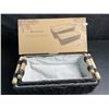 Image 2 : Navaris 2-Pack Natural Paper Rope Storage Baskets with Wooden Handles - Black - New in Box