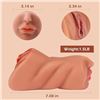 Image 6 : Realistic Silicone Pocket Pussy/Adult Sex Toy for Men (Weighs 800g/1.7lbs) - New