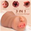 Image 9 : Realistic Silicone Pocket Pussy/Adult Sex Toy for Men (Weighs 800g/1.7lbs) - New