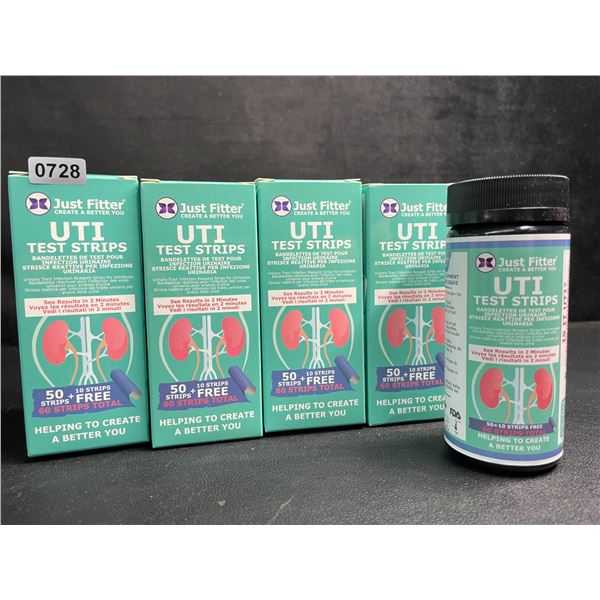 4 Boxes of UTI Test Strips for At-Home Urinalysis - 50 Strips Each; Easy to Use - New