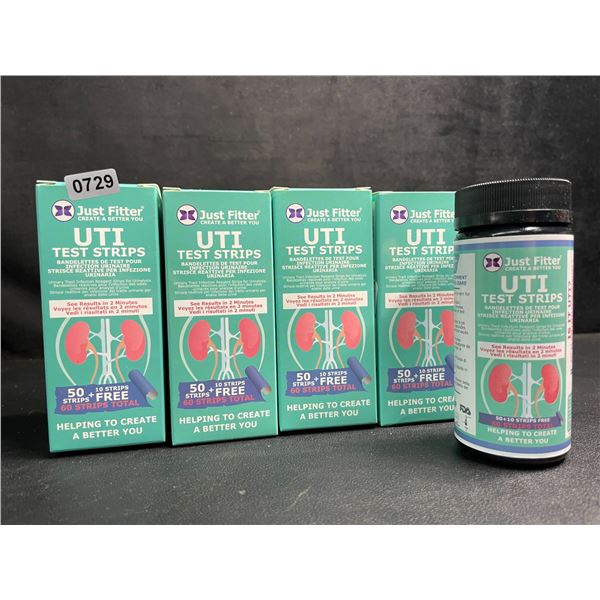 4 Boxes of UTI Test Strips for At-Home Urinalysis - 50 Strips Each; Easy to Use - New
