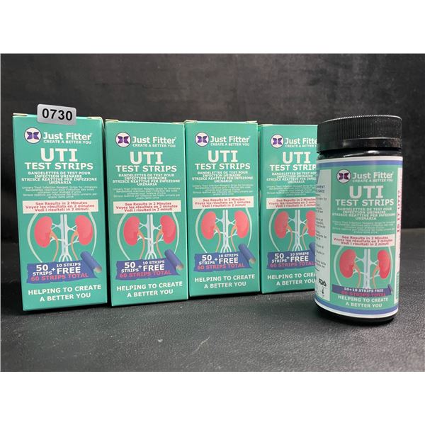 4 Boxes of UTI Test Strips for At-Home Urinalysis - 50 Strips Each; Easy to Use - New