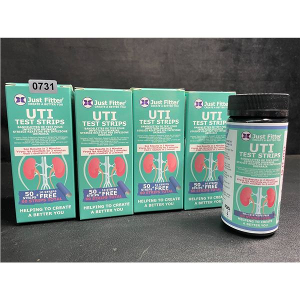 4 Boxes of UTI Test Strips for At-Home Urinalysis - 50 Strips Each; Easy to Use - New