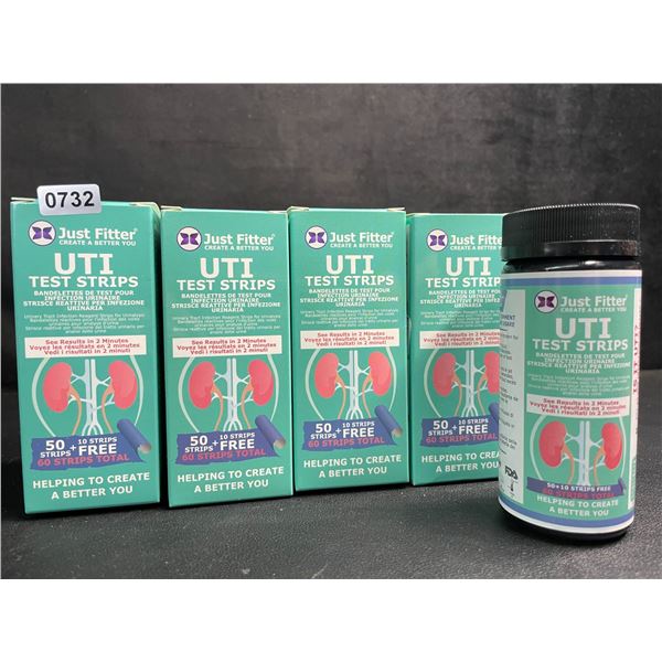 4 Boxes of UTI Test Strips for At-Home Urinalysis - 50 Strips Each; Easy to Use - New