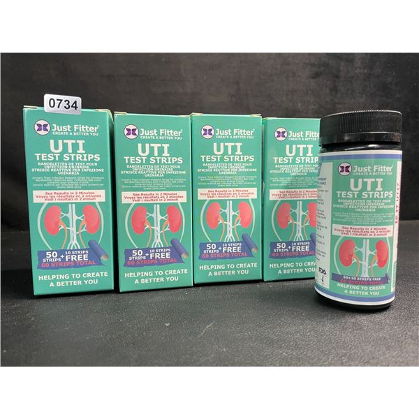 4 Boxes of UTI Test Strips for At-Home Urinalysis - 50 Strips Each; Easy to Use - New