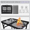 Image 11 : Folding Grill Table/Mini Camping Table with Mesh Top & Adjustable Height - New in Box!