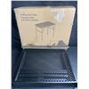 Image 2 : Folding Grill Table/Mini Camping Table with Mesh Top & Adjustable Height - New in Box!