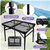 Image 9 : Folding Grill Table/Mini Camping Table with Mesh Top & Adjustable Height - New in Box!
