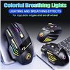 Image 6 : Rechargeable Wireless Gaming Mouse GX-X7 Silent Click Wireless Mouse w/ 2.4G USB Receiver - New