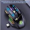 Image 7 : Rechargeable Wireless Gaming Mouse GX-X7 Silent Click Wireless Mouse w/ 2.4G USB Receiver - New