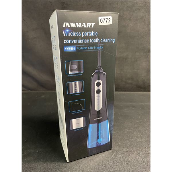 Insmart Portable Water Flosser Kit for Teeth Cleaning/Oral Irrigator - 300ml Tank, 4 Modes - New