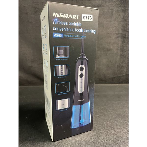 Insmart Portable Water Flosser Kit for Teeth Cleaning/Oral Irrigator - 300ml Tank, 4 Modes - New