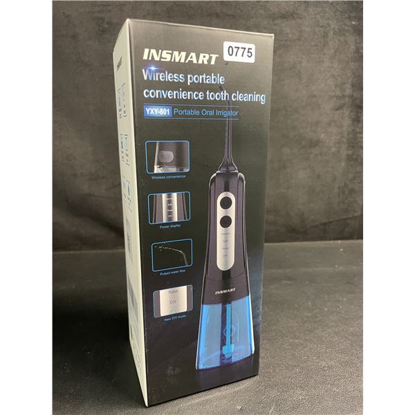 Insmart Portable Water Flosser Kit for Teeth Cleaning/Oral Irrigator - 300ml Tank, 4 Modes - New