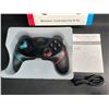 Image 2 : Wireless Controller for Nintendo Switch - Ergonomic Design; USB-C Rechargeable (Black) - New