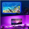 Image 1 : TV LED Strip Backlight Kit with App Control - RGB TV/Computer Monitor Light Kit (9.8FT) - New