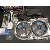 Image 3 : 32.8FT LED RGB Strip Light Kit for Indoors - Remote Control, 20 Colours & 5 Light Modes - New