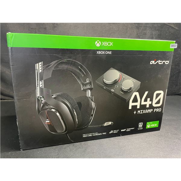 ASTRO A40 TR Gaming Headset + MixAmp Pro for Xbox, PC, Mac - Open Box (Complete)