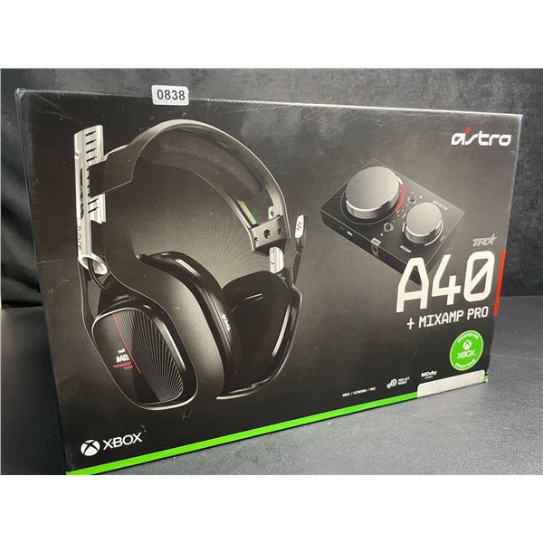 ASTRO A40 TR Gaming Headset + MixAmp Pro for Xbox, PC, Mac - Open Box (Complete)