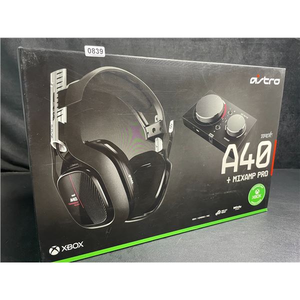 ASTRO A40 TR Gaming Headset + MixAmp Pro for Xbox, PC, Mac - Open Box (Complete)
