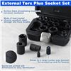 Image 3 : Speedwox 19PCS External Star Socket Set - 3/8" Drive External Torque Socket Set - New Sealed!