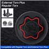 Image 5 : Speedwox 19PCS External Star Socket Set - 3/8" Drive External Torque Socket Set - New Sealed!