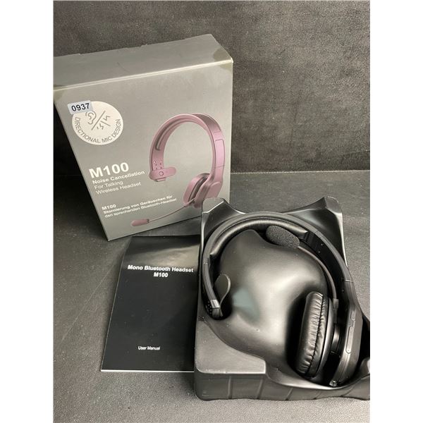 M100 Noise Cancelling Wireless/Bluetooth Trucker Headset - New/Dmg Box