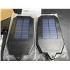 Image 5 : 2-Pack LED Solar Street Lights for Outdoors w/ Remote Control; Motion Sensor Solar Security Lights