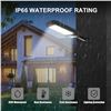 Image 7 : 2-Pack LED Solar Street Lights for Outdoors w/ Remote Control; Motion Sensor Solar Security Lights