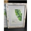 Image 2 : 3-Pack of Rustic/Farmhouse Style A4 Picture Frames for 6 x 8in Photos - Brand New